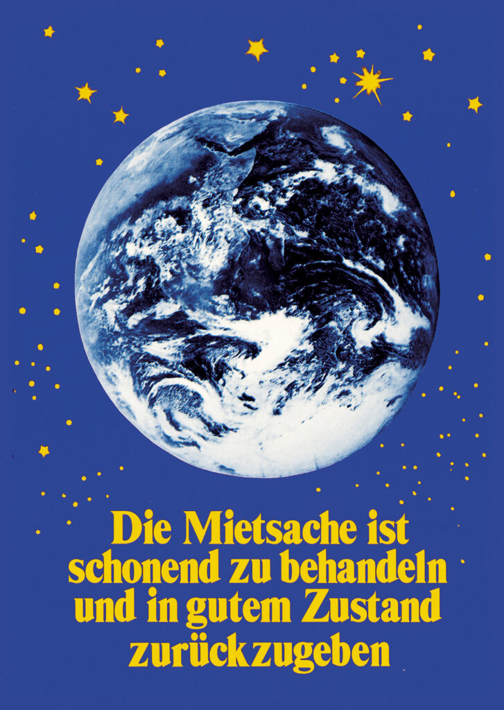 Klaus Staeck: Mietsache. Plakat, 1983